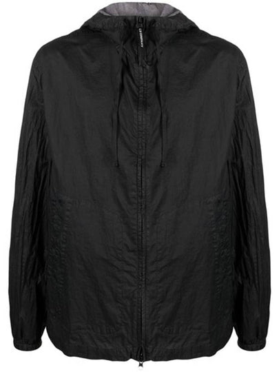 Light Microweave Laminated Overshirt Hooded Jacket Black - CP COMPANY - BALAAN 2