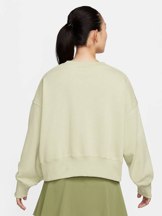 Sportswear Phoenix Fleece Crew Neck Sweatshirt Olive Aura - NIKE - BALAAN 3