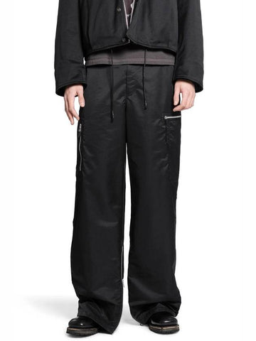 Tactical Sateen Cargo Straight Pants Black - OUR LEGACY - BALAAN 1