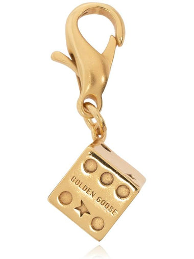 Golden Goose Dice-shaped Pendant, Women's, Gold - GOLDEN GOOSE - BALAAN 1