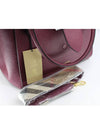 Grainy Leather Buckle Medium Tote Bag Purple - BURBERRY - BALAAN 5