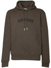 Classic Logo Print Hoodie Brown - AMI - BALAAN 2