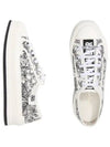 Walk'n'Dior Platform Embroidered Cotton Toile De Jouy Voyage Motif Low Top Sneakers - DIOR - BALAAN 2