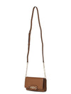 Heather Extra Small Leather Cross Bag Brown - MICHAEL KORS - BALAAN 3