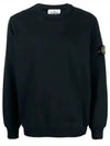 Wappen Patch Crew Neck Sweatshirt Navy - STONE ISLAND - BALAAN 2