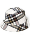 Checked Wool Bucket Hat - ISABEL MARANT - BALAAN.