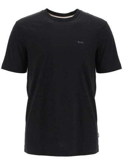 Short Sleeve T-Shirt 50468347 001 Black - HUGO BOSS - BALAAN 2