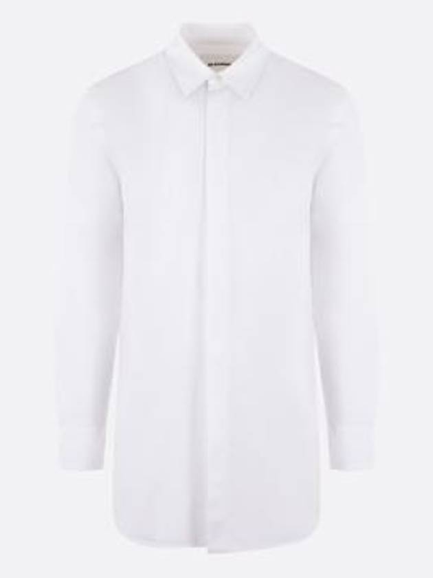 Long Sleeve Poplin Shirt J23DL0005J45001 - JIL SANDER - BALAAN 2