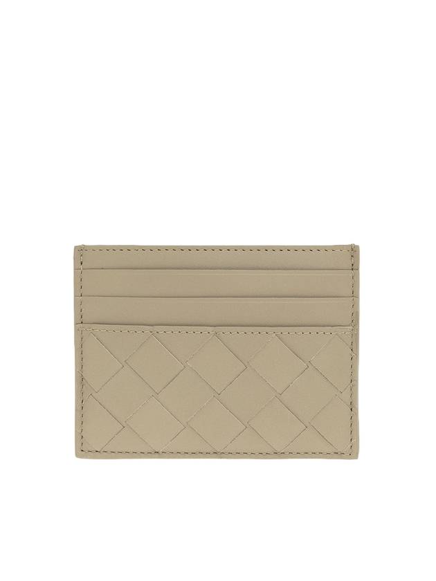 Intrecciato Leather Card Wallet Beige - BOTTEGA VENETA - BALAAN 1