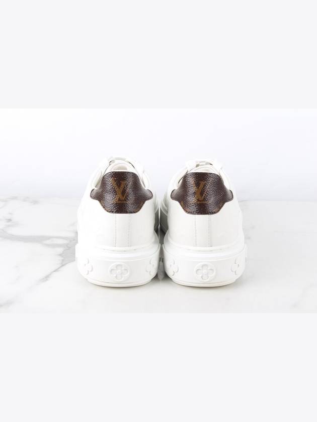 Monogram Time Out Sneakers White 37 5 235 - LOUIS VUITTON - BALAAN 4