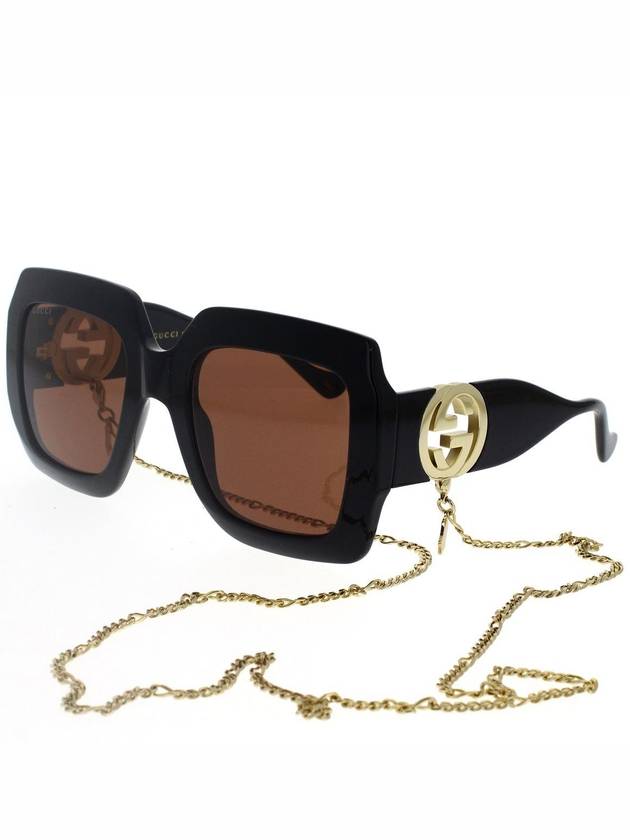 Eyewear Chain Square Frame Sunglasses GG1022S005 - GUCCI - BALAAN 5