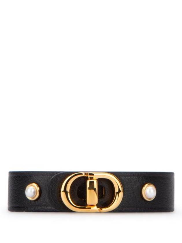 30 Montaigne Bracelet Black - DIOR - BALAAN 1