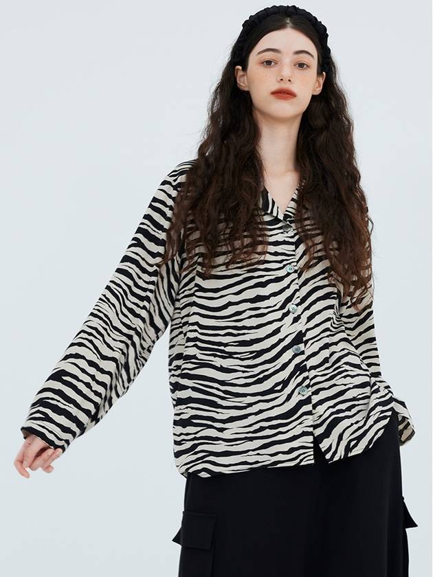 Zebra Collar Blouse - KOOKEESEE - BALAAN 4