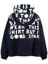 SIDA Lettering Print Hooded Top - MAISON MARGIELA - BALAAN.