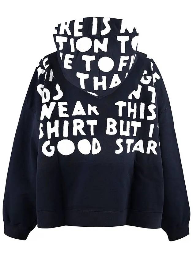 SIDA Lettering Print Hooded Top - MAISON MARGIELA - BALAAN.