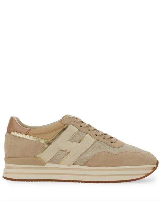 Women's H483 Low Top Sneakers Beige - HOGAN - BALAAN 4