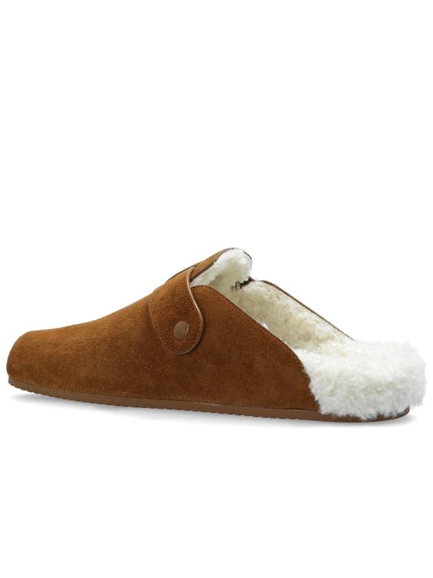 Sunday Shearling Mules Beige - BALENCIAGA - BALAAN 6