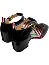 Soft Patent Leather Heel Tie Tom John FFF130A 00216 001 - THOM BROWNE - BALAAN 5