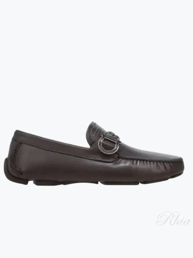 Gancini Ornament Driving Shoes Brown - SALVATORE FERRAGAMO - BALAAN 2