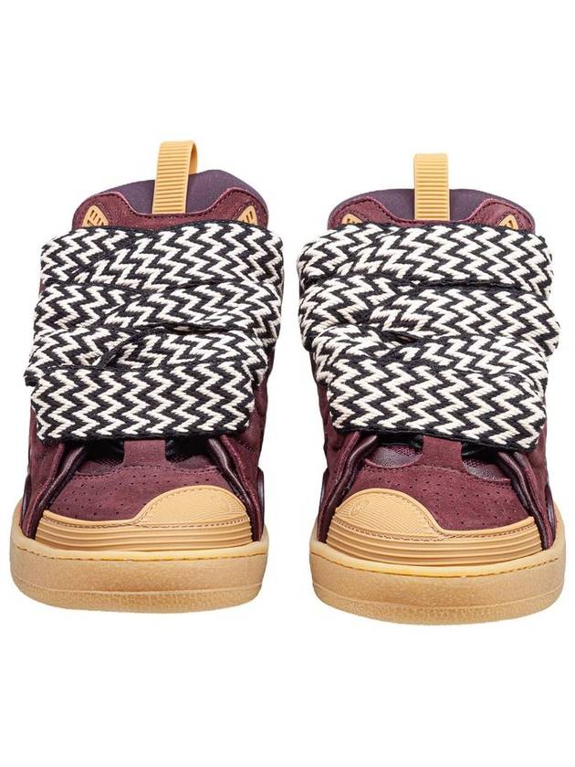 Lanvin Suede And Fabric Sneakers - LANVIN - BALAAN 4