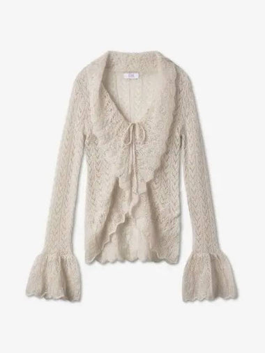 Croquette knit cardigan beige 06N103BEIGE - ERL - BALAAN 1