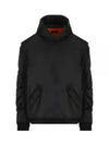 Sporty B Over Bomber Hoodie Black - BALENCIAGA - BALAAN 2