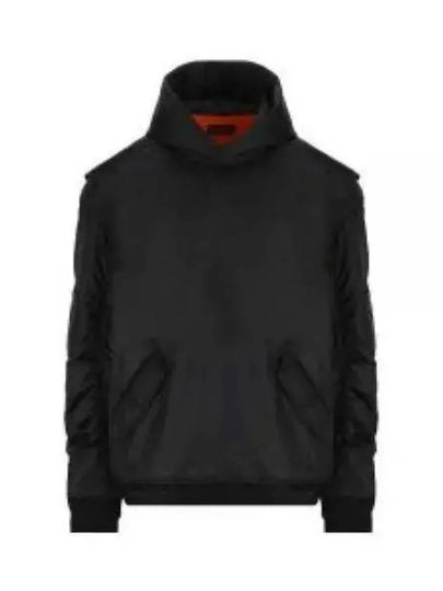 Sporty B Over Bomber Hoodie Black - BALENCIAGA - BALAAN 2