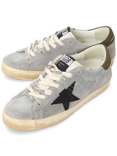 Superstar Suede Low-Top Sneakers Grey - GOLDEN GOOSE - BALAAN 2