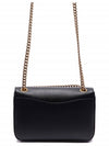 Saffiano Leather Chain Shoulder Bag Black - PRADA - BALAAN 5