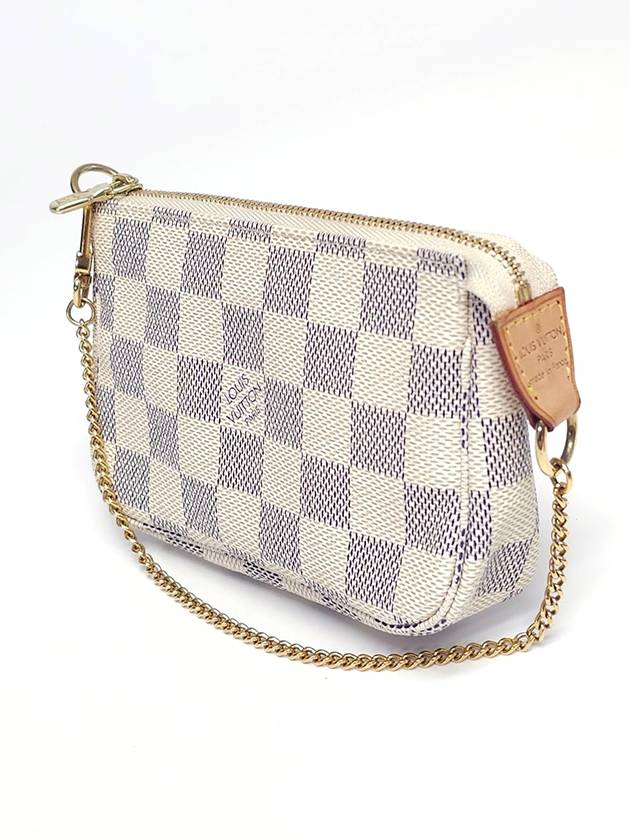 N58010 Damier Azur Mini Pochette Pouch - LOUIS VUITTON - BALAAN 3