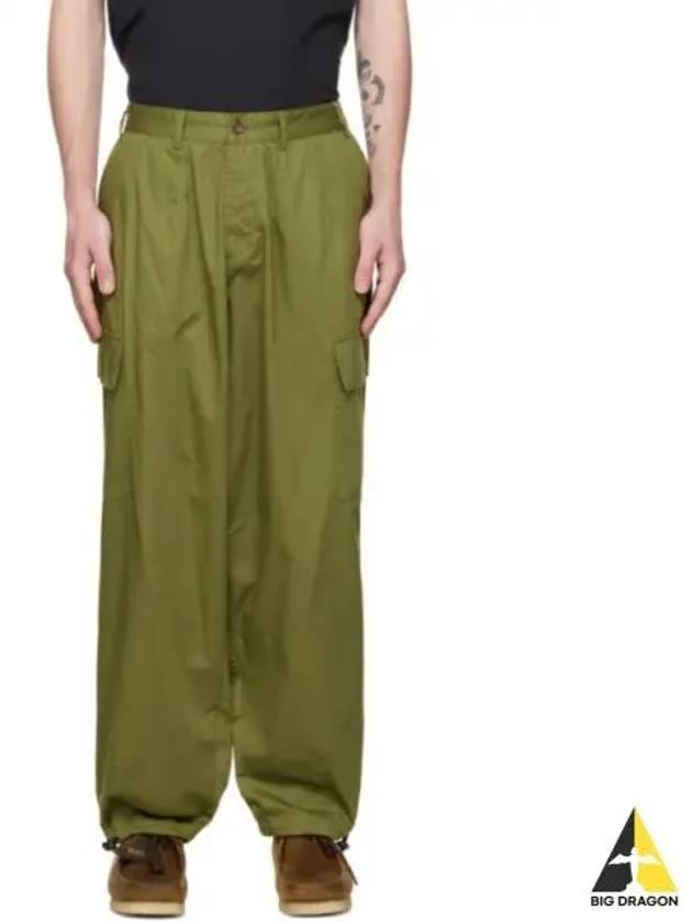 green loose cargo pants - UNIVERSAL WORKS - BALAAN 1