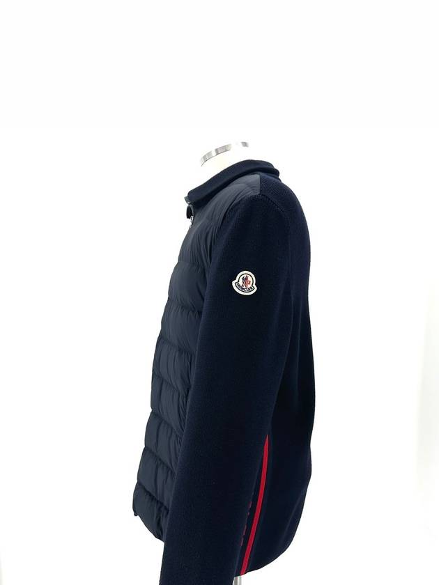 Knit padded zip up jacket - MONCLER - BALAAN 4