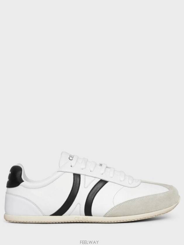 JoGGer Triomphe Calfskin Low Top Sneakers White - CELINE - BALAAN 2