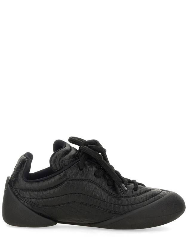 Flexion Lace-Up Low Top Sneakers Black - ALEXANDER MCQUEEN - BALAAN 3