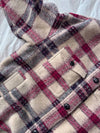 Pontage Check Pattern Wool Single Coat Red Beige - ISABEL MARANT ETOILE - BALAAN 7