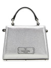 V Logo Cross Bag Silver - VALENTINO - BALAAN 4