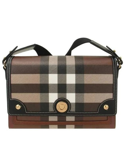 Note Shoulder Bag Dark Birch Brown - BURBERRY - BALAAN 2