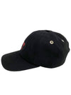 De Coeur Embroidered Logo Ball Cap Black - AMI - BALAAN 5