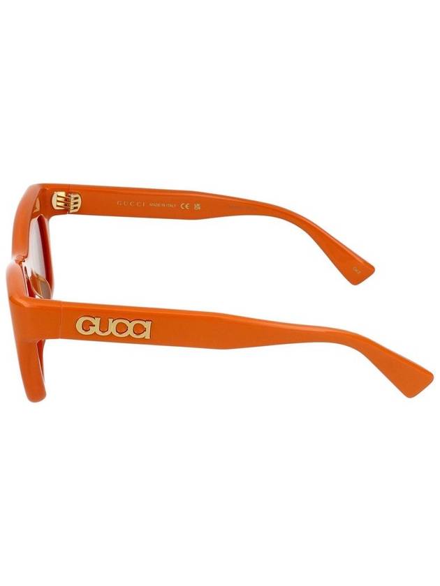 24SS Sunglasses GG1773S 004 ORANGE ORANGE BROWN - GUCCI - BALAAN 4