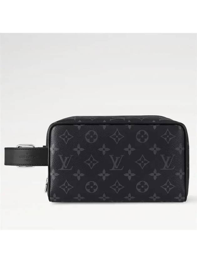 Trousse Toilette Locker Dopp Kit Monogram Eclipse Pouch Bag Black - LOUIS VUITTON - BALAAN 2