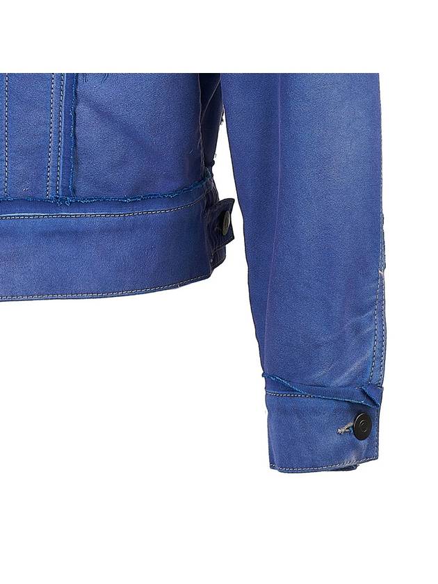 Worker Moleskin Jacket Cobalt Blue - MAISON MARGIELA - BALAAN 8