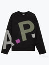 Rosso Intarsia Wool Knit Top Black - A.P.C. - BALAAN 2