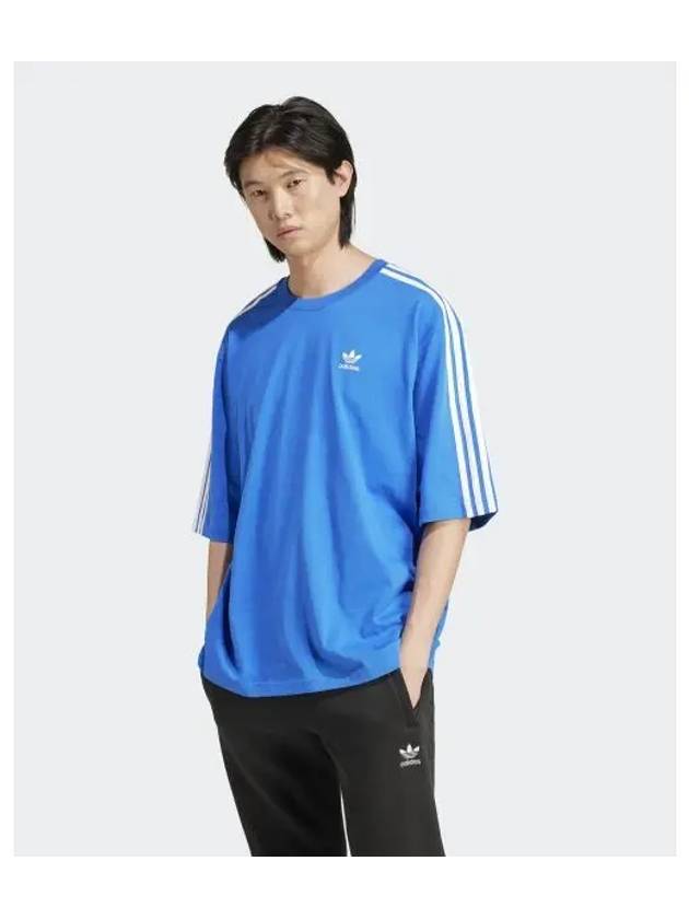 Oversized Short-Sleeved T-Shirt Blue - ADIDAS - BALAAN 2