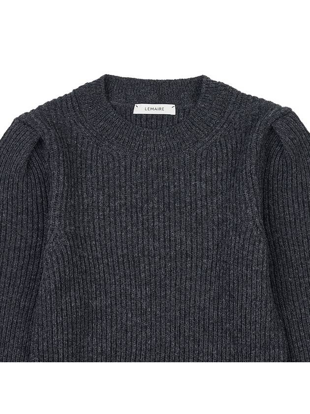 Wool Ribbed Knit Top Penguin - LEMAIRE - BALAAN 4