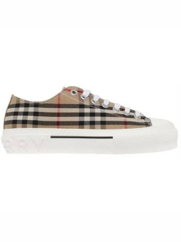 Vintage Check Cotton Sneakers Archive Beige - BURBERRY - BALAAN 2