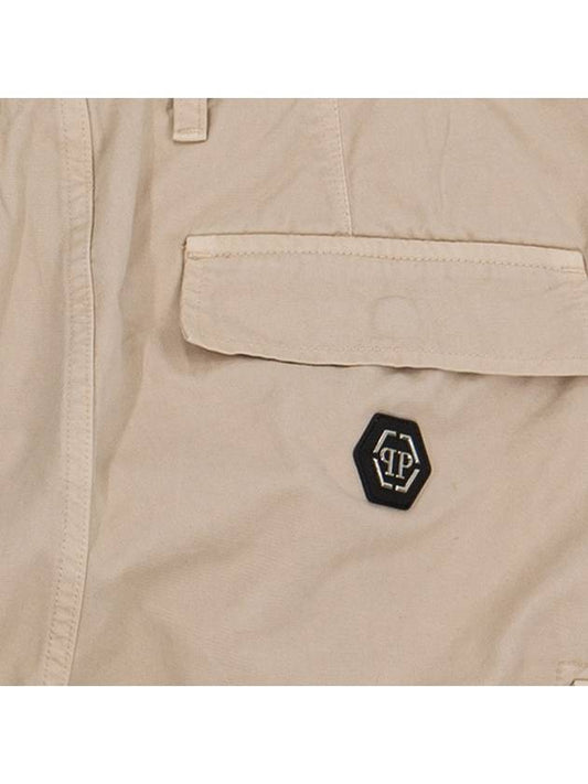 Simple patch logo men s cargo straight pants beige - PHILIPP PLEIN - BALAAN 2