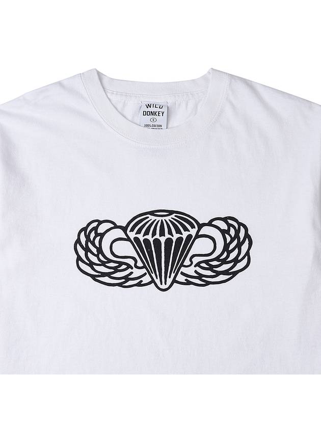 Wild Donkey Parachute Short Sleeve TShirt T PARACHUTE WHITE - WILD DONKEY - BALAAN 3