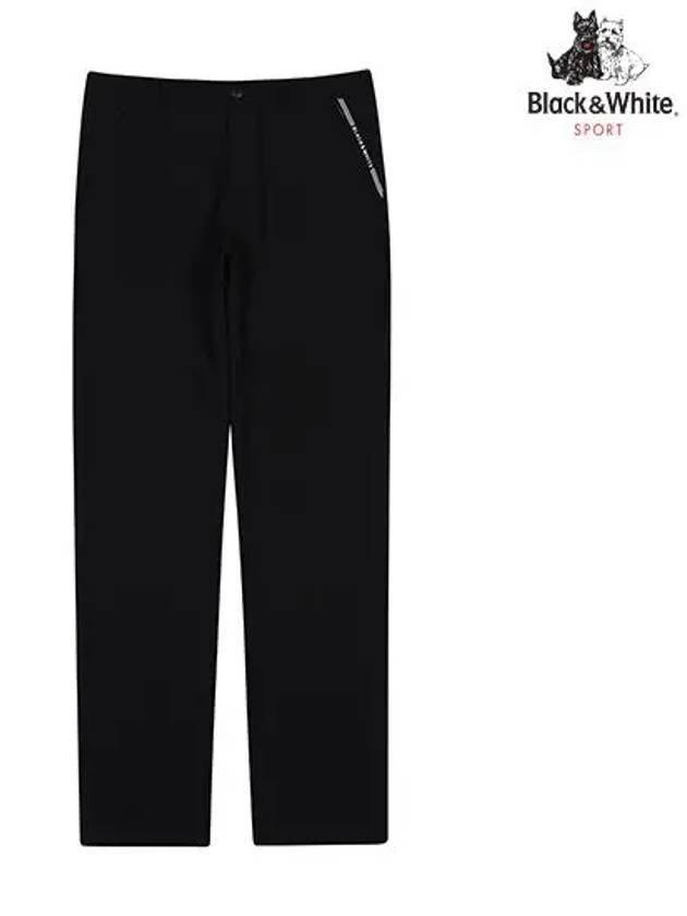 Men s Fleece Bonding Pants 5114GXWN BLACK - BLACK&WHITE - BALAAN 1