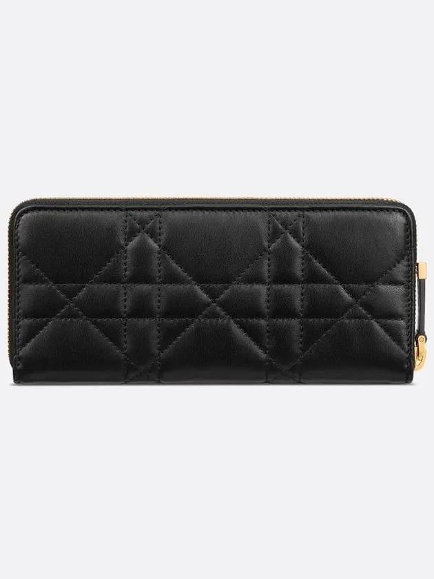 Miss Caro Voyageur Slim Long Wallet Black - DIOR - BALAAN 5