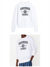 Logo Print Sweatshirt White - AMI - BALAAN 5